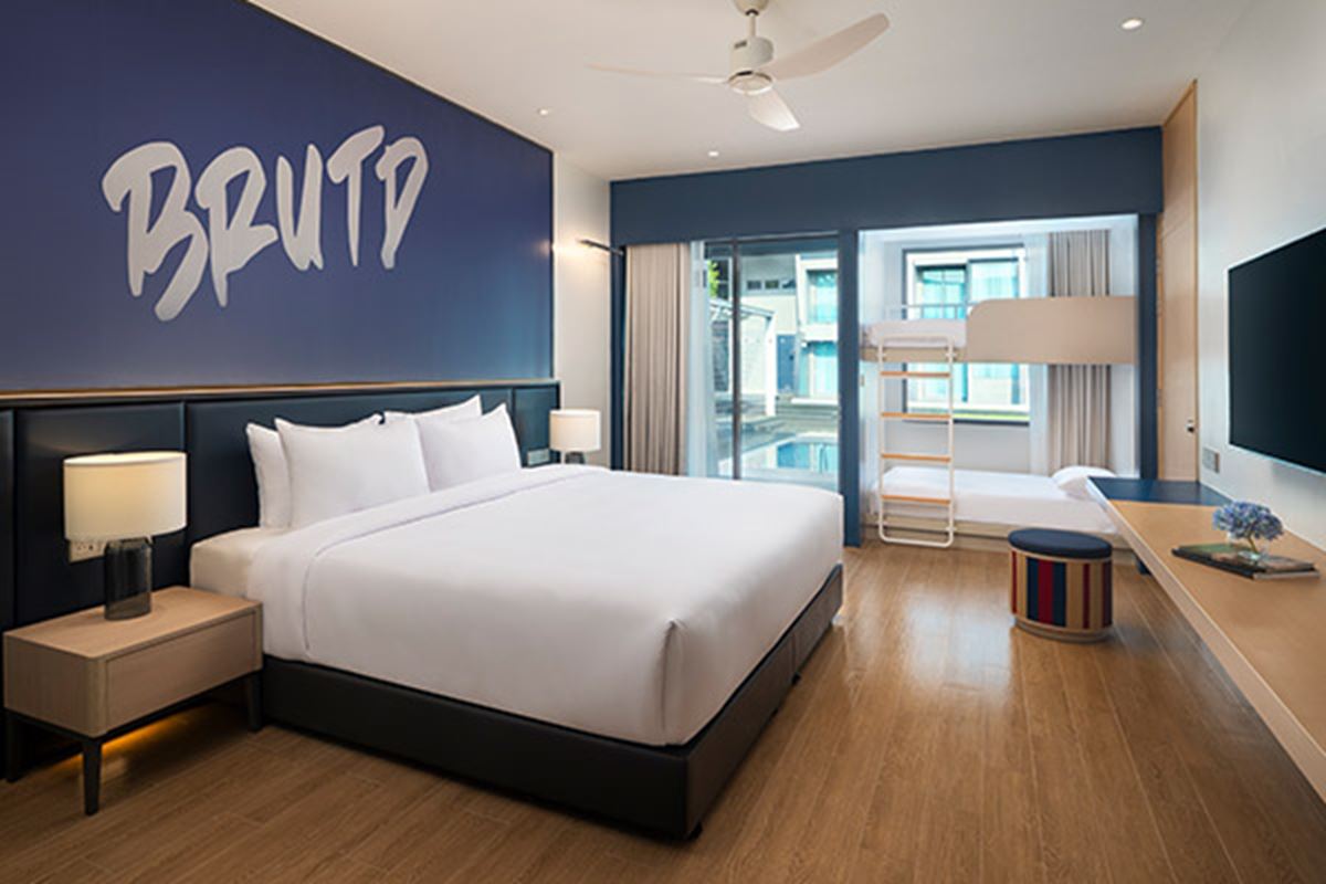 Deluxe Family Pool Terrace Bunkbed - Амари Бурирам Юнайтед