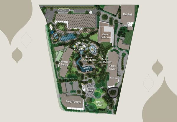 Resort Map - Амари Паттайя