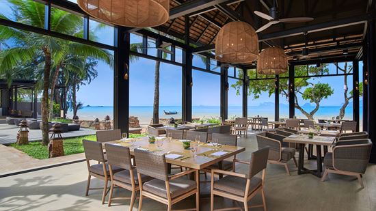 Dining area at Marco's Restaurant