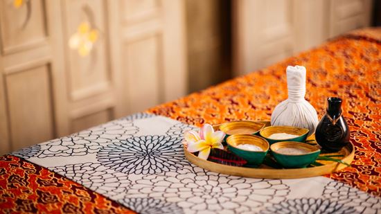 Spa treatment ingredients at Chaonang Spa